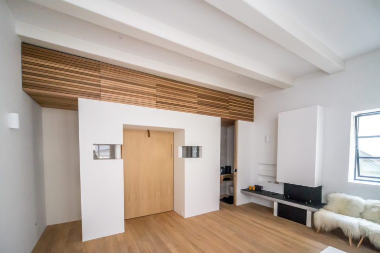 Kleine efficiënte gastenstudio